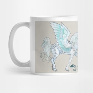 Sacred Geometry Winged Unicorn Mug